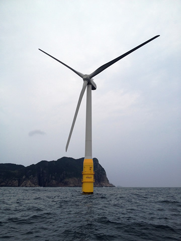 五島福江の洋上風車