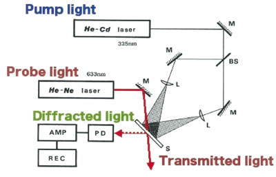 Figure 2. Holographic surface monitoring using optical interferometry