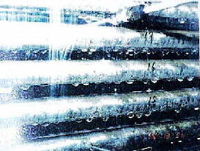 Figure 5. Interior of latent heat recovery heat exchanger