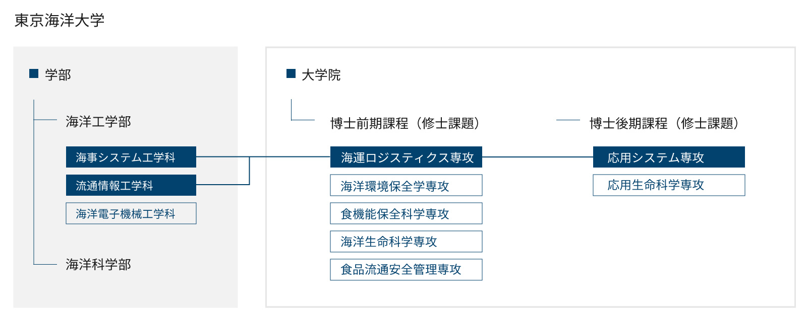 専攻の位置づけ